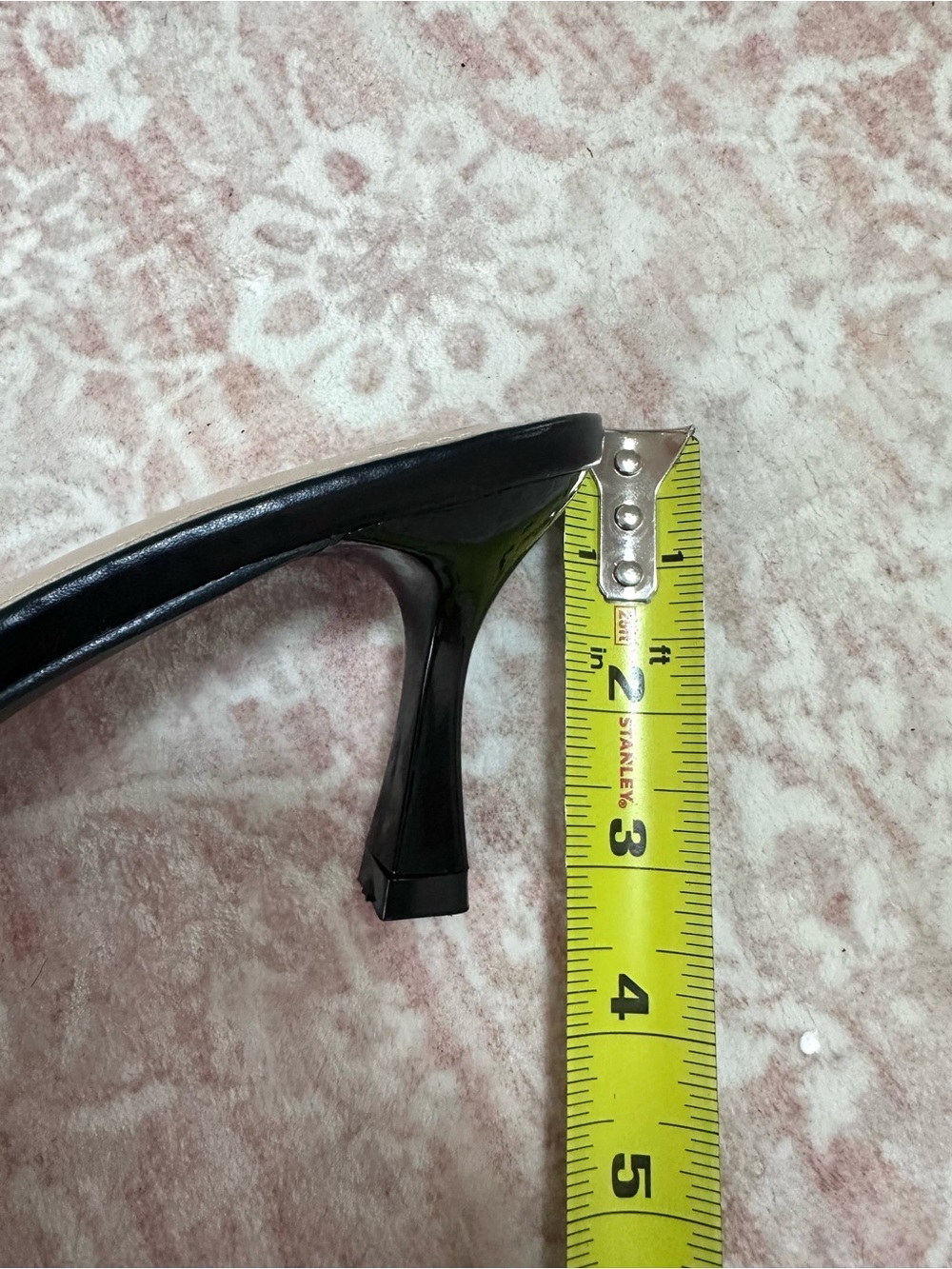 NEW 🖤 Y2K Crystal Bow Clear Strap Slip On Heels - Picture 9 of 9